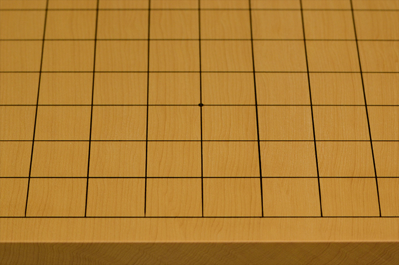 本榧足付碁盤 6寸6分（天柾） ga60032 | 前川榧碁盤店