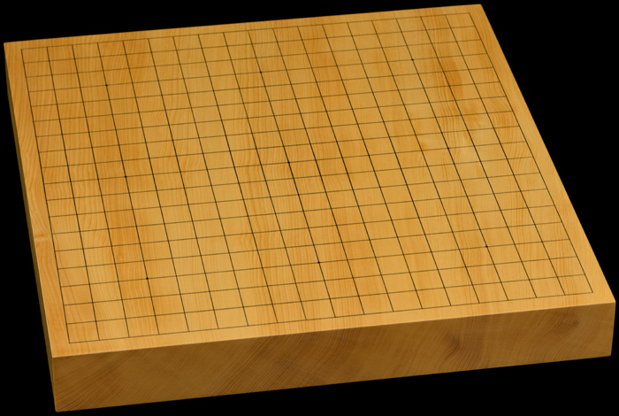 本榧卓上碁盤　1寸7分（一枚板・天柾）