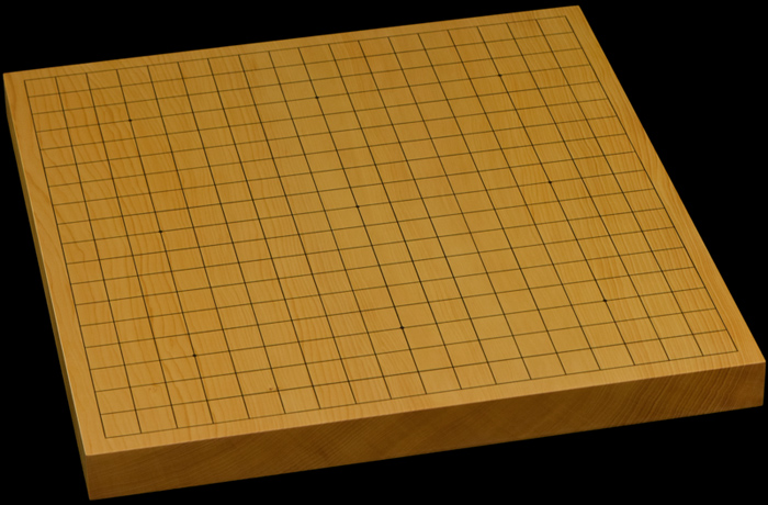 【美品】高級将棋盤　本カヤ　本榧　一寸　卓上 本榧卓上碁盤 1寸1分（一枚板・追柾） gb10156 | 前川榧碁盤店