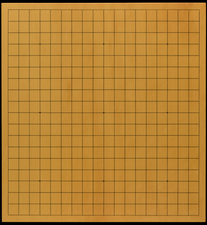 本榧卓上碁盤 1寸3分（一枚板・天地柾） gb10165 | 前川榧碁盤店