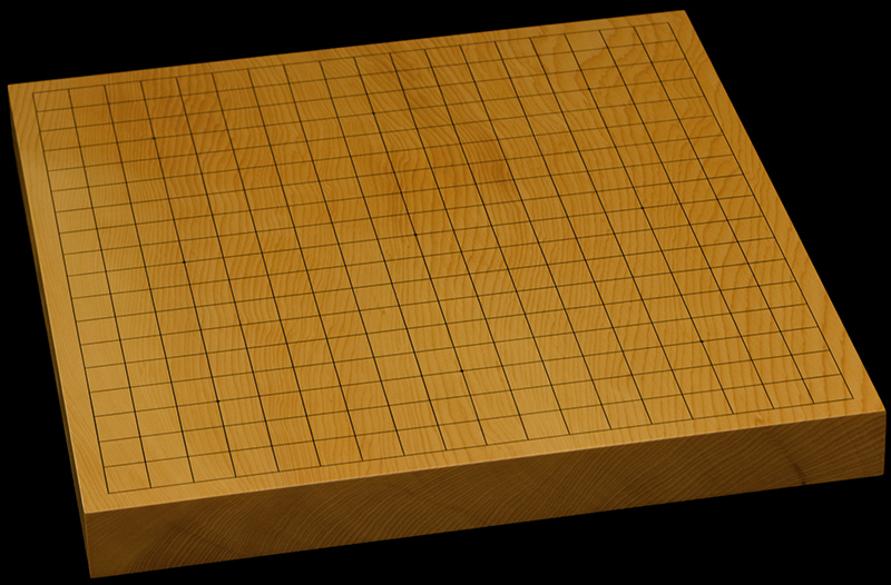 本榧卓上碁盤　1寸4分（一枚板・木表）