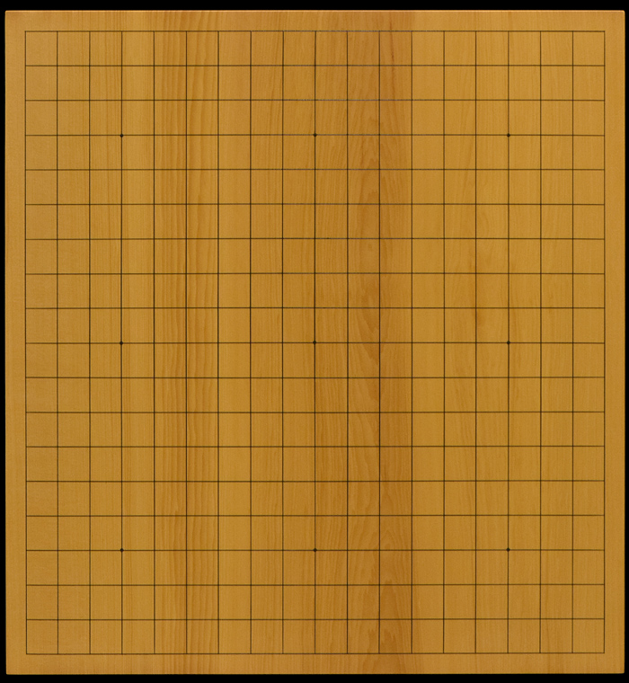 本榧卓上碁盤 2寸（一枚板・木裏） gb20282 | 前川榧碁盤店