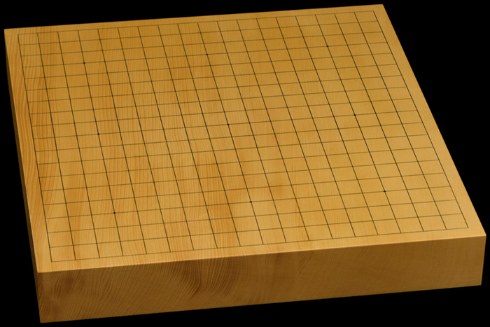 本榧卓上碁盤　2寸（一枚板・天柾）