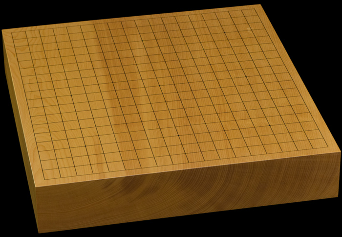 本榧 卓上 碁盤 囲碁盤 柾目 5枚 ハギ 一寸 1寸 5枚継 おまかせ】本榧卓上将棋盤 1.5寸（ハギ盤・上） | 前川榧碁盤店
