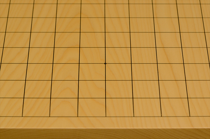 本榧卓上碁盤 2寸8分（一枚板・木表） gb20337 | 前川榧碁盤店