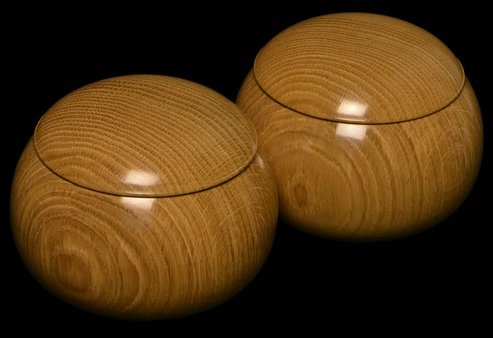 楢碁笥 極上（38号） | 前川榧碁盤店