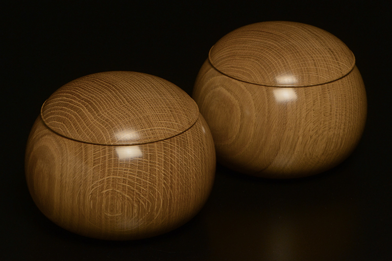 楢碁笥 極上（38号） | 前川榧碁盤店