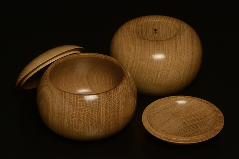 楢碁笥 極上（38号） | 前川榧碁盤店