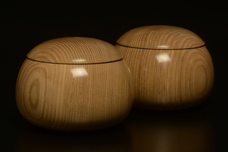 塩地碁笥 極上（38号） | 前川榧碁盤店