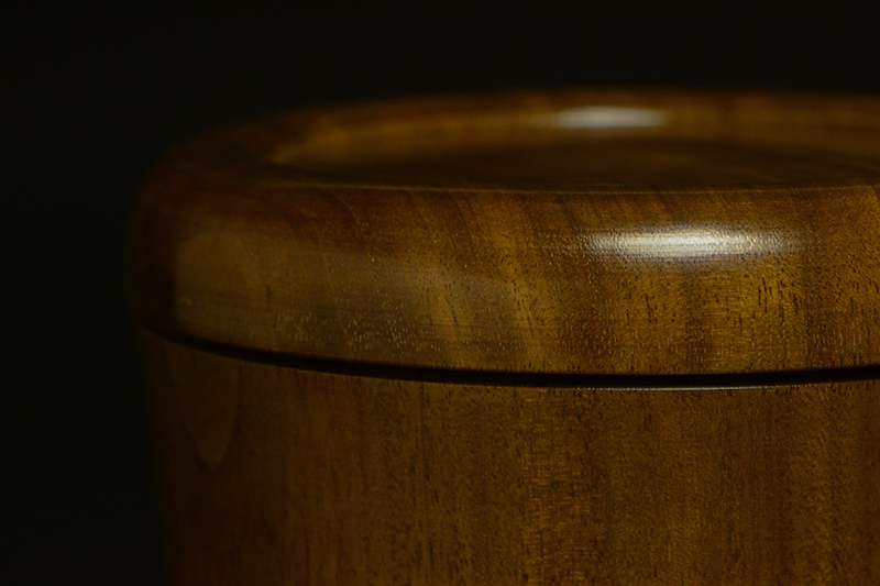 楠本因坊碁笥　極上（40号）のアップ