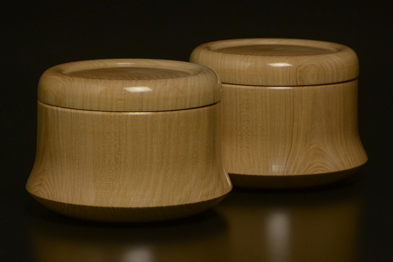 栓本因坊碁笥　極上（40号）の正面