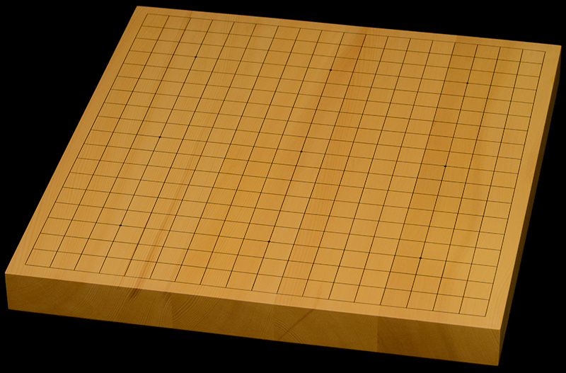 国産本榧卓上碁盤　1寸3分（ハギ盤）