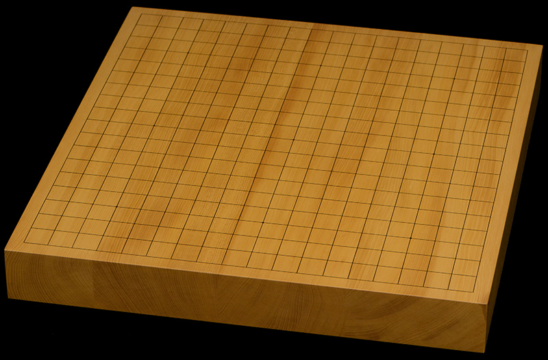 本榧卓上碁盤　1寸7分（ハギ盤）