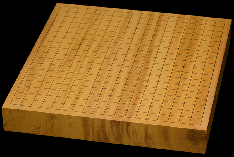 国産本榧卓上碁盤　2寸（ハギ盤）