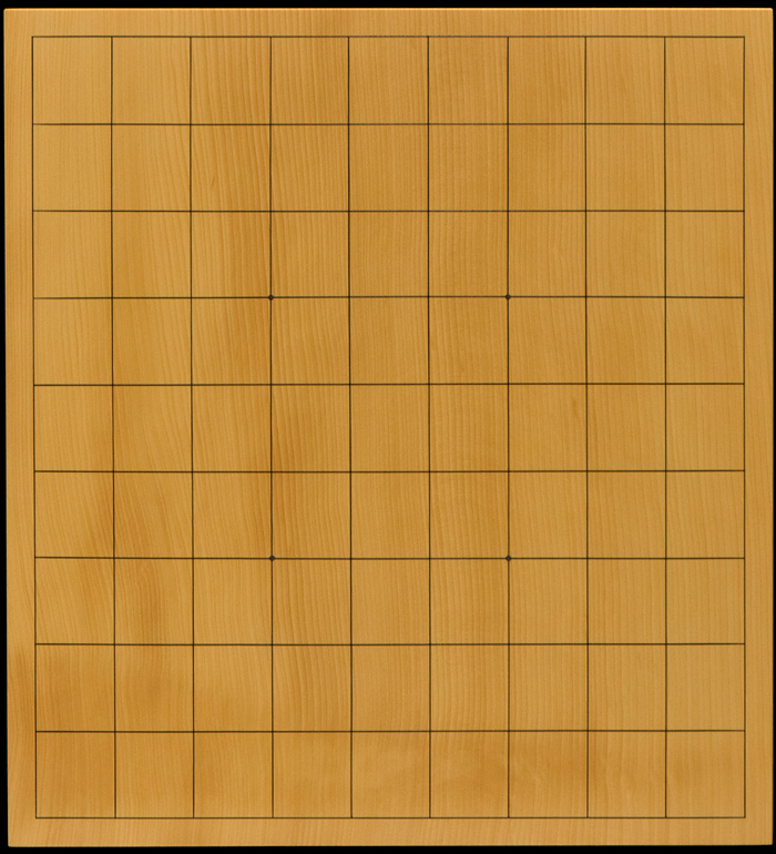 本榧足付将棋盤 3寸7分（天柾） sa30009 | 前川榧碁盤店