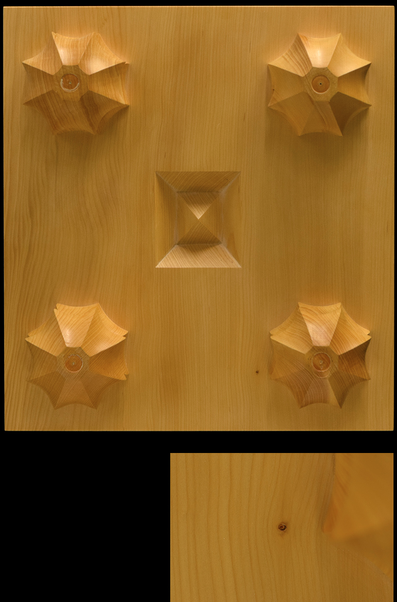 本榧足付将棋盤 5寸7分（天地柾） sa50066 | 前川榧碁盤店