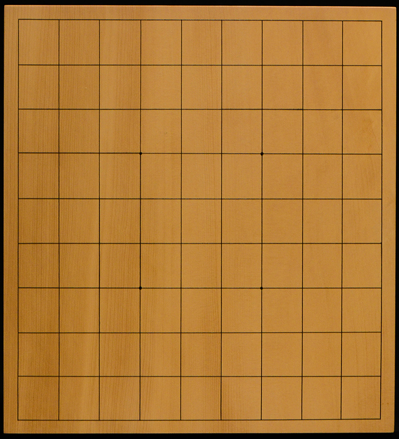 本榧足付将棋盤 5寸7分（天地柾） sa50066 | 前川榧碁盤店