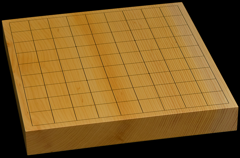 国産本榧卓上将棋盤　1寸5分（一枚板・追柾）