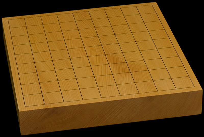 本榧卓上将棋盤　1寸7分（一枚板・天柾）
