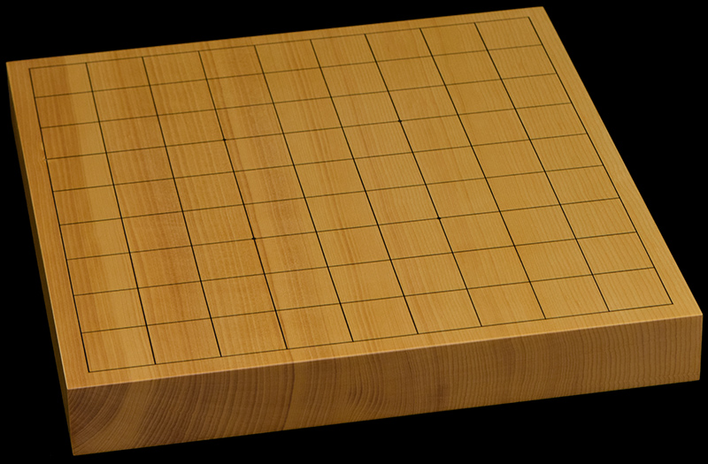 本榧卓上将棋盤　1寸4分（一枚板・天柾）