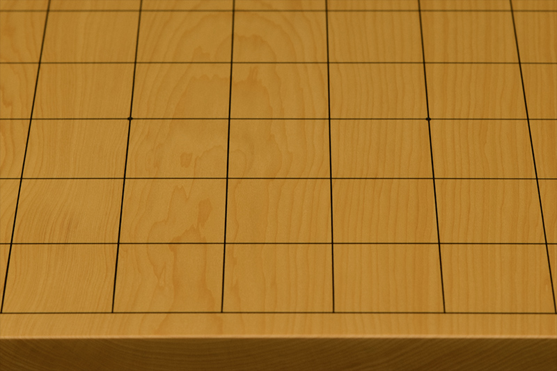 本榧卓上将棋盤 1寸4分（一枚板・木裏） sb10421 | 前川榧碁盤店