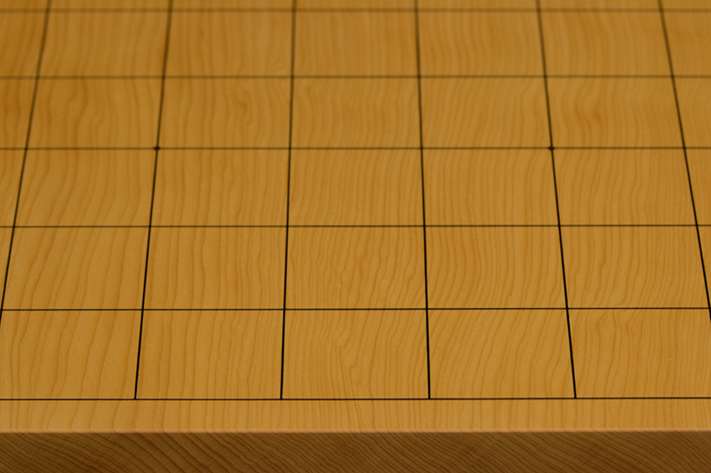 本榧卓上将棋盤 1寸5分（一枚板・木表） sb10430 | 前川榧碁盤店