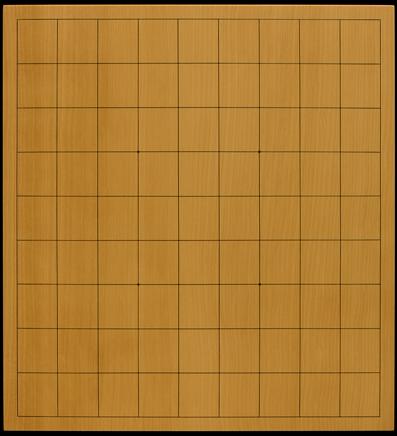 本榧卓上将棋盤 1寸4分(一枚板・天地柾) sb10443 | 前川榧碁盤店 本榧卓上将棋盤 1寸4分(一枚板・天地柾) sb10443 | 前川榧碁盤店