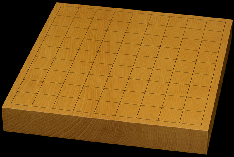 本榧卓上将棋盤　1寸5分（一枚板・追柾）