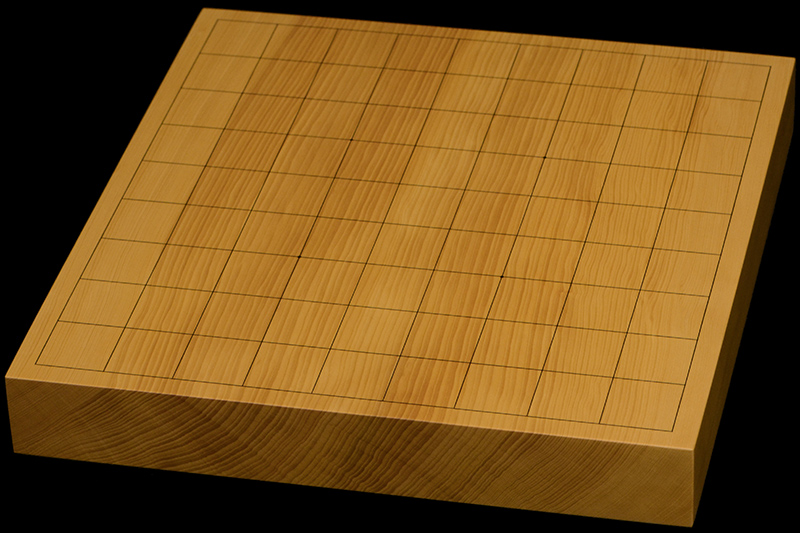 本榧卓上将棋盤　1寸5分（一枚板・天柾）