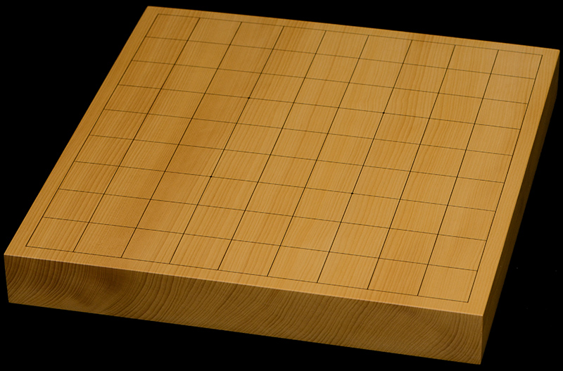 本榧卓上将棋盤　1寸3分（一枚板・天柾）