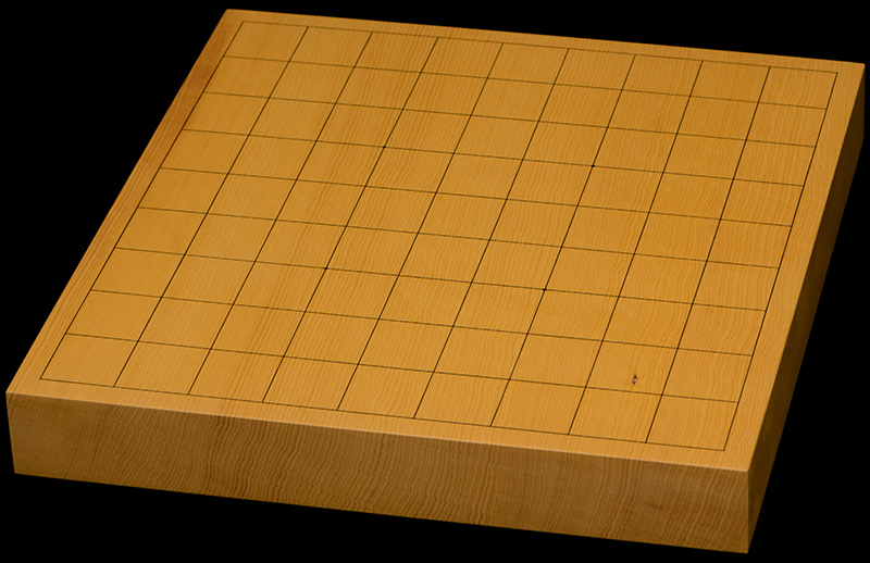 本榧卓上将棋盤　1寸4分（一枚板・天地柾）