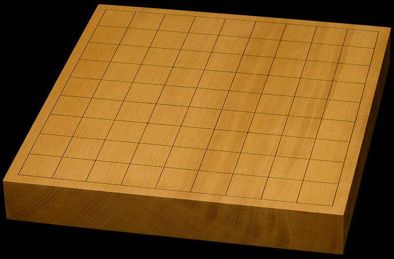 本榧卓上将棋盤　1寸5分（一枚板・天柾）