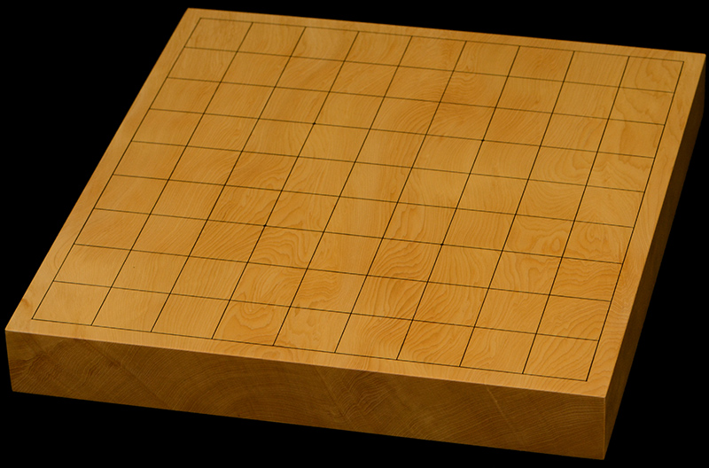 本榧卓上将棋盤　1寸4分（一枚板・木表）