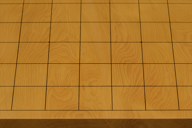 本榧卓上将棋盤 1寸4分（一枚板・木表） sb10479 | 前川榧碁盤店