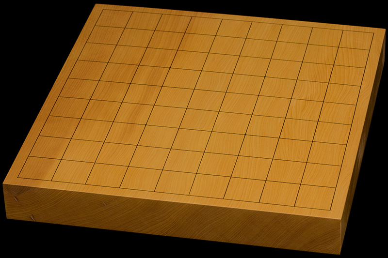 本榧卓上将棋盤　1寸4分（一枚板・天柾）