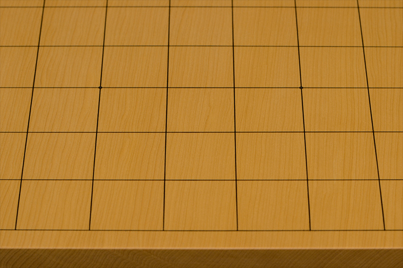 本榧卓上将棋盤 1寸5分（一枚板・柾目） sb10483 | 前川榧碁盤店