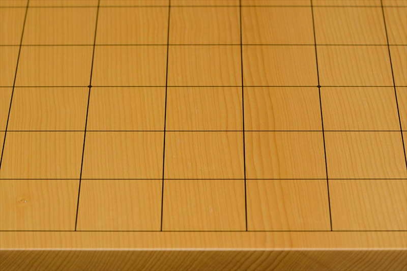本榧卓上将棋盤 1寸7分（一枚板・木裏） sb10494 | 前川榧碁盤店
