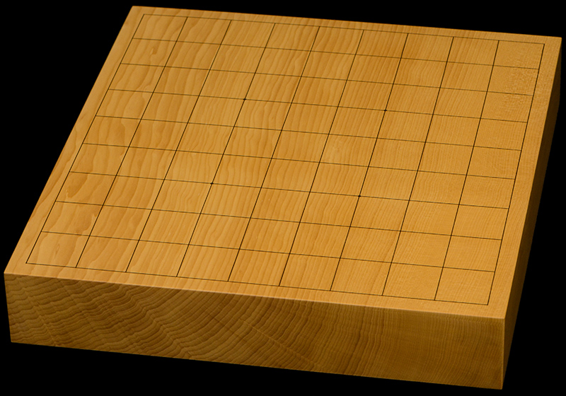 本榧卓上将棋盤 1寸9分(一枚板・追柾)