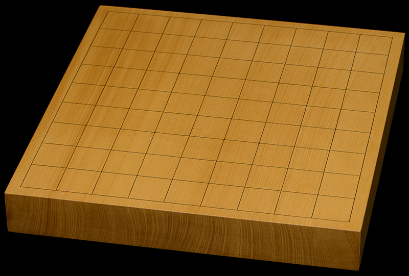 本榧卓上将棋盤　1寸5分（一枚板・天柾）