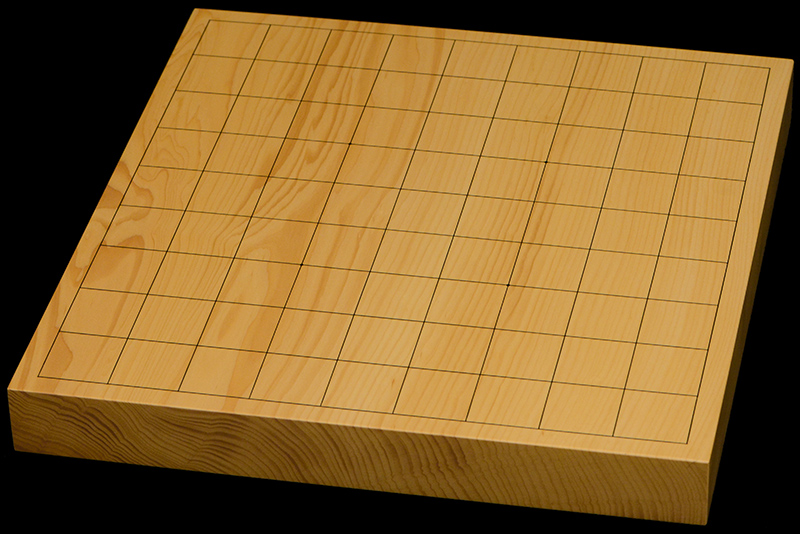 本榧卓上将棋盤 1寸2分(一枚板・木表)