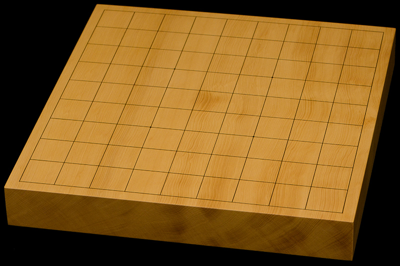 本榧卓上将棋盤　1寸5分（一枚板・天柾）