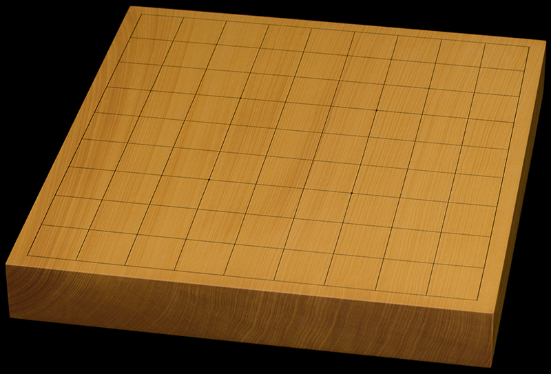本榧卓上将棋盤　1寸5分（一枚板・追柾）