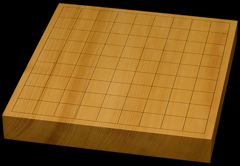 本榧卓上将棋盤　1寸5分（一枚板・天柾）
