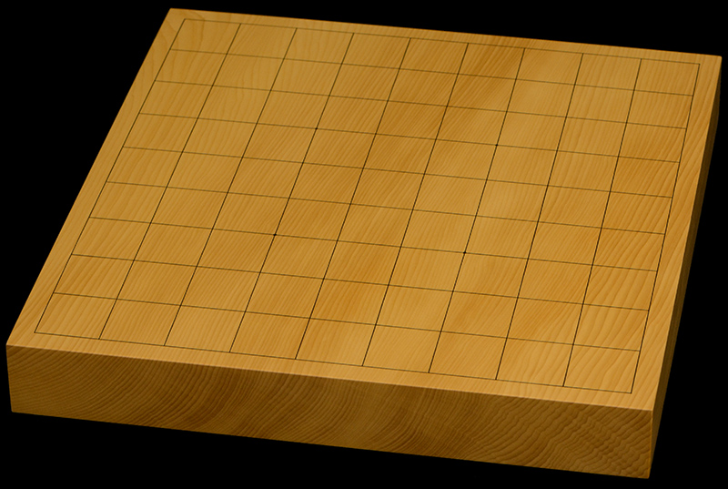 本榧卓上将棋盤　1寸4分（一枚板・追柾）