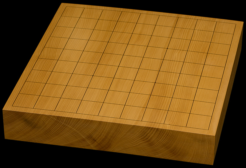 本榧卓上将棋盤　1寸8分（一枚板・天柾）