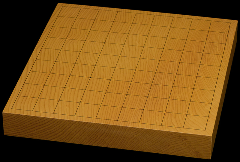 本榧卓上将棋盤 1寸5分（一枚板・木裏） sb10530 | 前川榧碁盤店