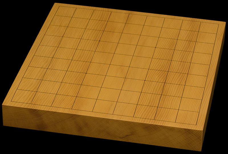 本榧卓上将棋盤 1寸4分(一枚板・追柾)