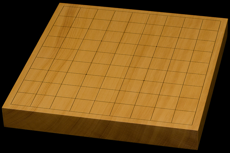 本榧卓上将棋盤　1寸3分（一枚板・天柾）