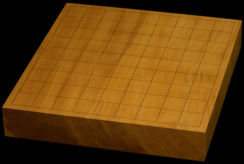 本榧卓上将棋盤　1寸9分（一枚板・追柾）