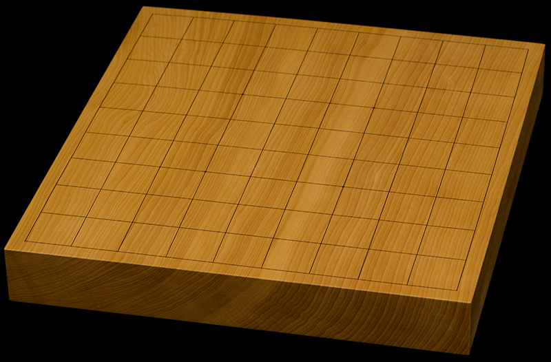 本榧卓上将棋盤　1寸5分（一枚板・追柾）